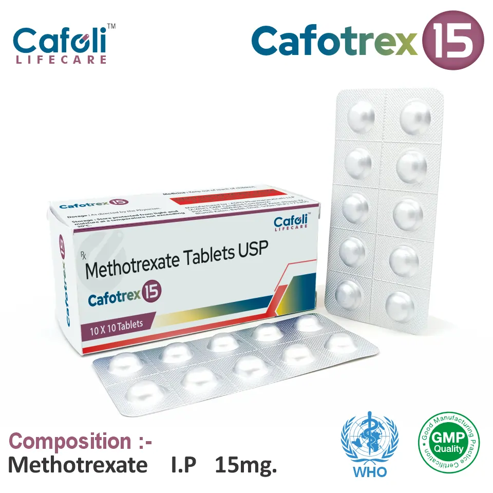 Cafotrex 15mg Tablet for PCD Pharma Franchise